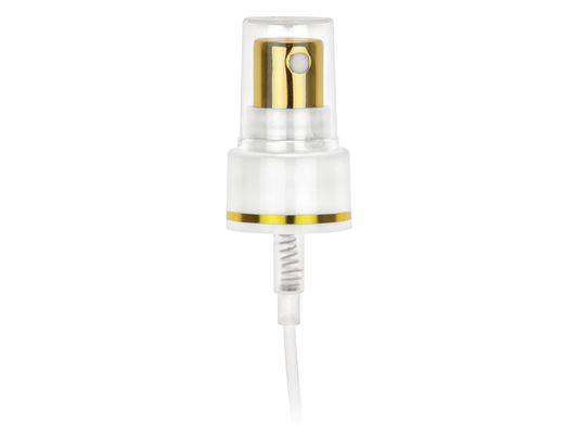 ψεκαστήρας υδρονέφωσης αρώματος 18mm 1.4cc/T, καλλυντική περάτωση διανομέων αντλιών χρυσή και ασημένια