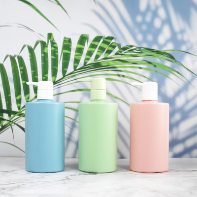 500ml HDPE καλλυντικά κενά πλαστικά μπουκάλια μπουκαλιών γάλακτος σώματος πλυσίματος χεριών μπουκαλιών για το σαμπουάν και το εδαφοβελτιωτικό